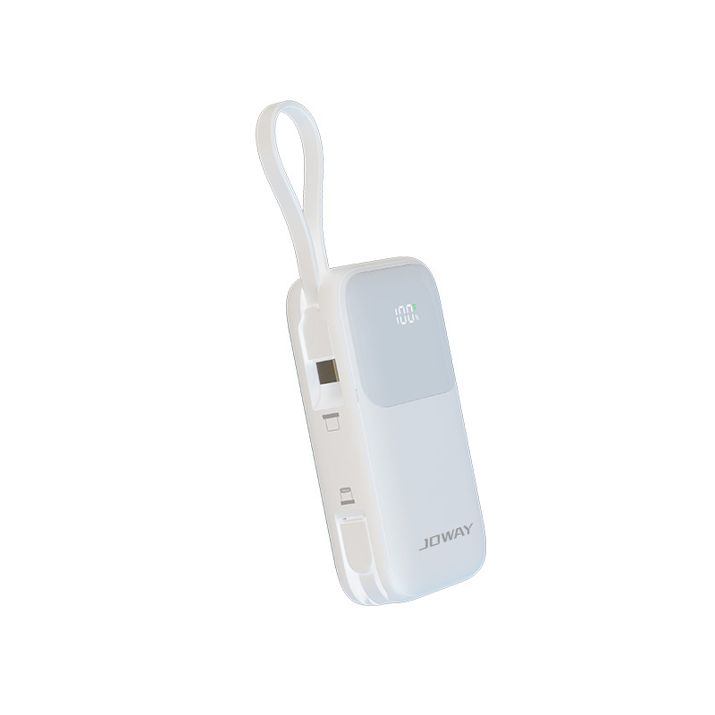 JP325 自帶雙線迷你充電寶_移動(dòng)電源_深圳市喬威電源有限公司